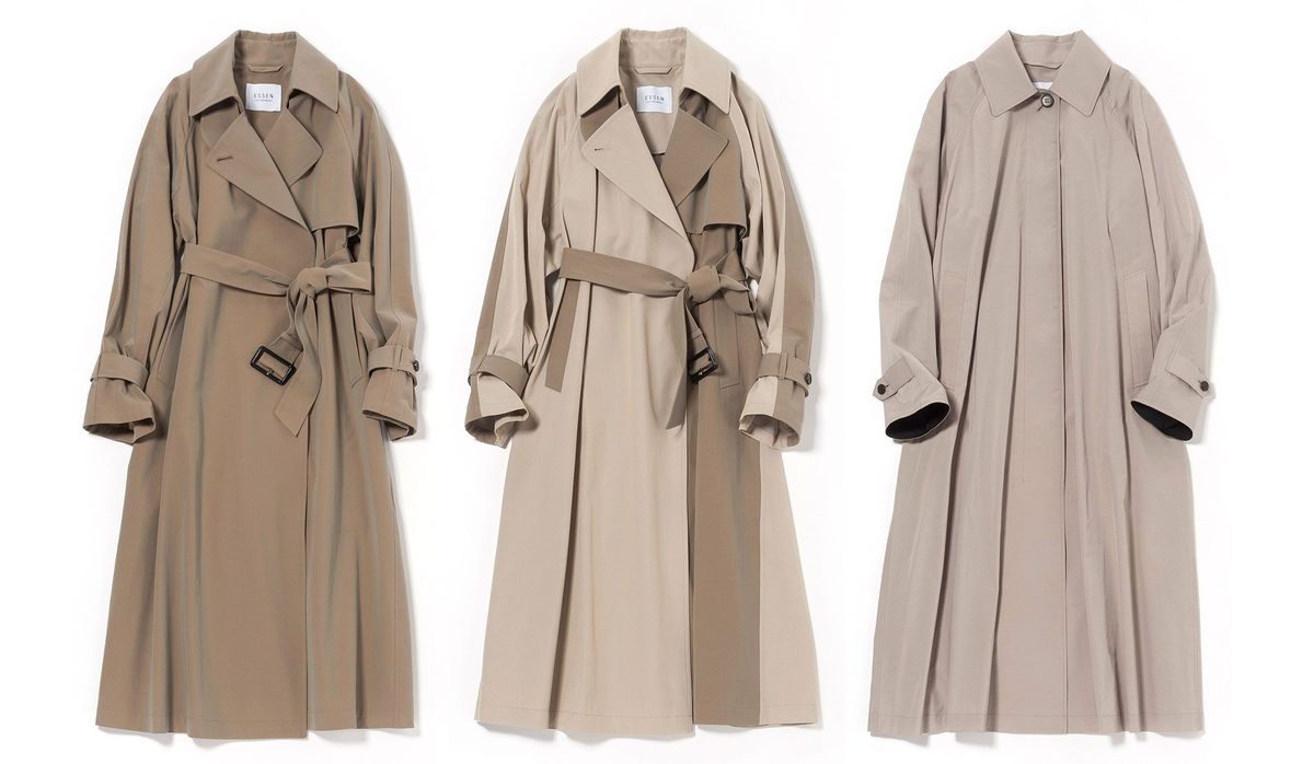 エッセンロートレアモン タイプライターロングコート ESSEN