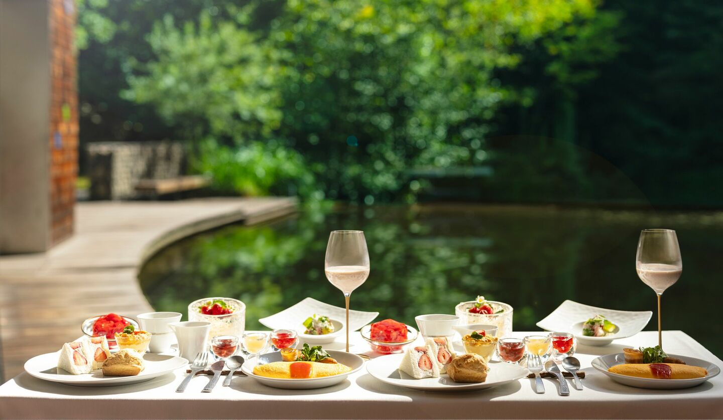 星のや軽井沢「軽井沢いちごモーニング」画像