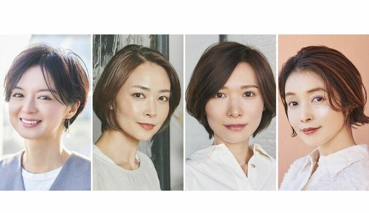 前髪なしショートボブ