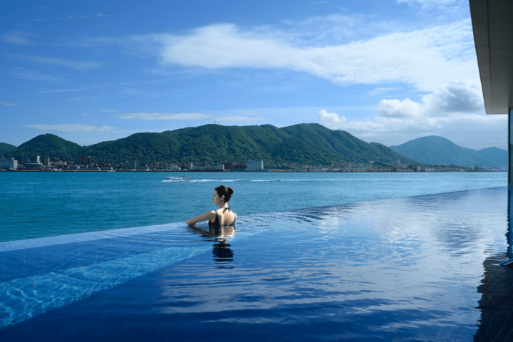 リゾナーレ下関のインフィニティプール