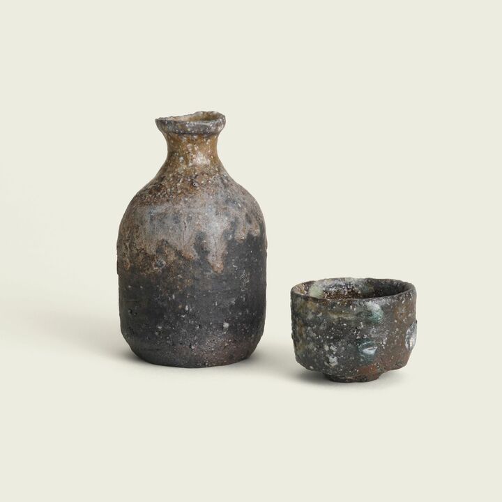 渡辺愛子「伊賀徳利と伊賀ぐい呑」