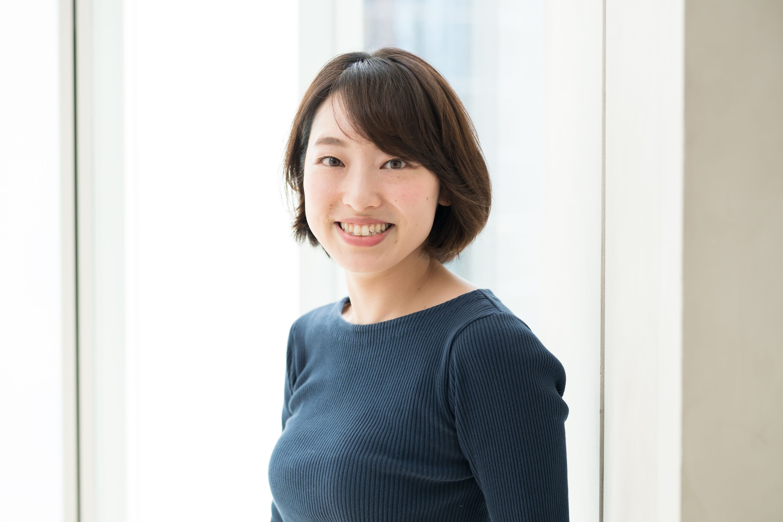 ZACC raffine副店長・鵜野香織さん。最近ハーフマラソンにエントリーしたそう。「完走を目指して、日々練習してます!」
