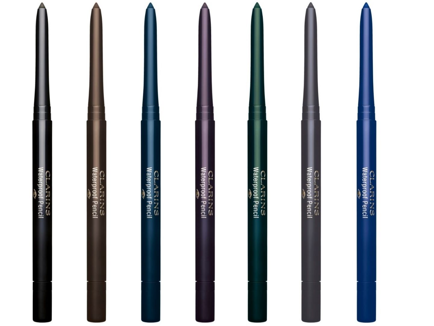 クラランス アイライナーペンシル WP 全7色(左から01、02、03、04、05、06、07) ¥2,500*07のみ数量限定