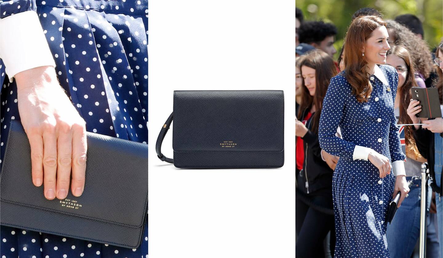 キャサリン妃のお気に入りバッグは英国王室御用達ブランド「スマイソン」のお財布バッグだった！ | Precious.jp（プレシャス）