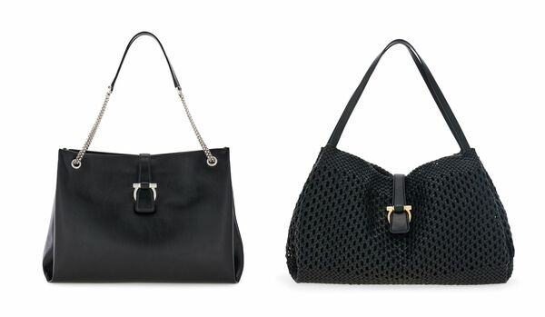 【フェラガモ】仕事にも使える新作バッグ２選｜“ガンチーニ”がスタイリッシュな煌めきを添える使い勝手のいいトート