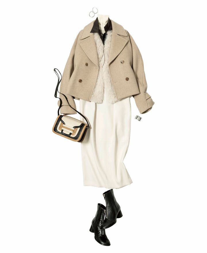 望月律子さんスタイリングによる冬コーデ