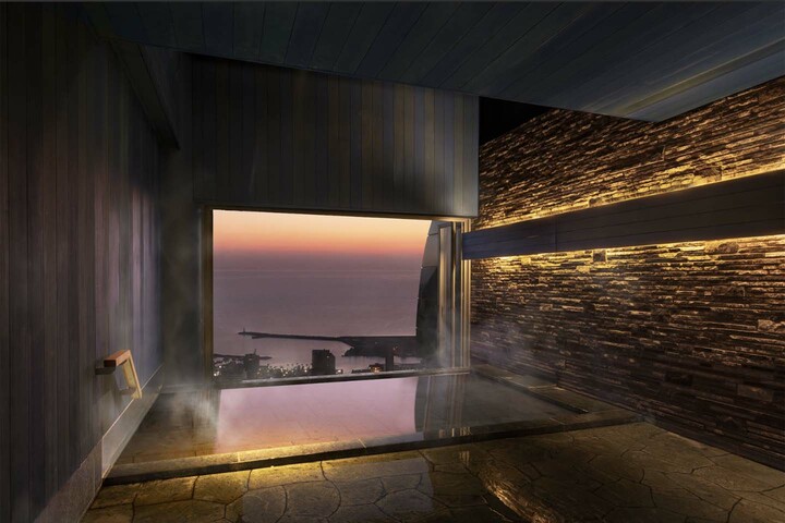 リゾナーレ熱海の半露天風呂