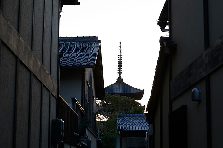 京都の中心市街地である四条通と五条通に挟まれたエリアに5棟が点在する。
