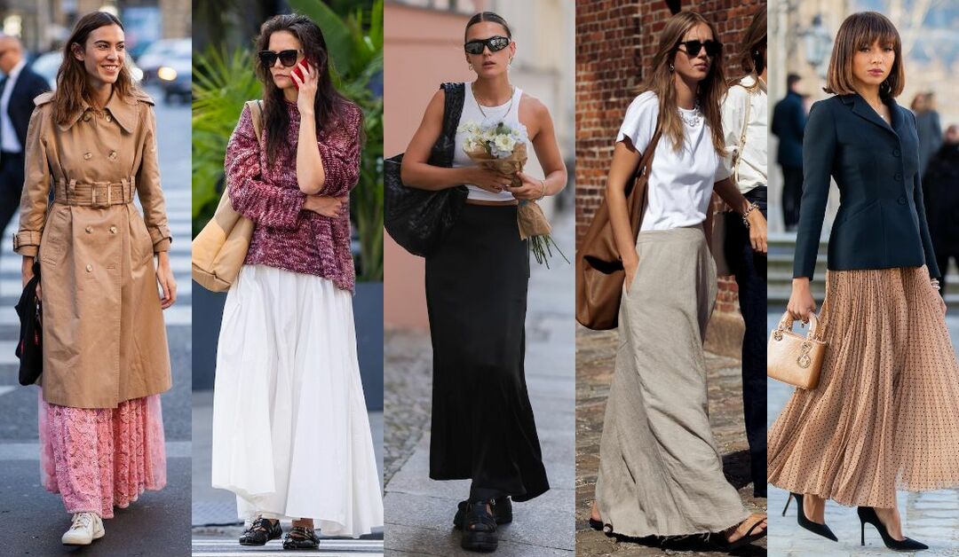 大人のための「マキシスカート」見本コーディネート27選 | Precious.jp  