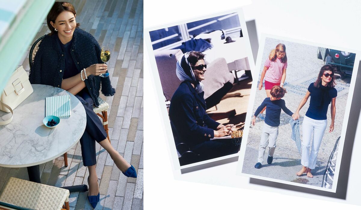 スタイリスト・高橋リタさん流【ネイビーコーデ】のお手本は “ジャッキー”! 人気を集めたスタイリングにフォーカス Precious.jp