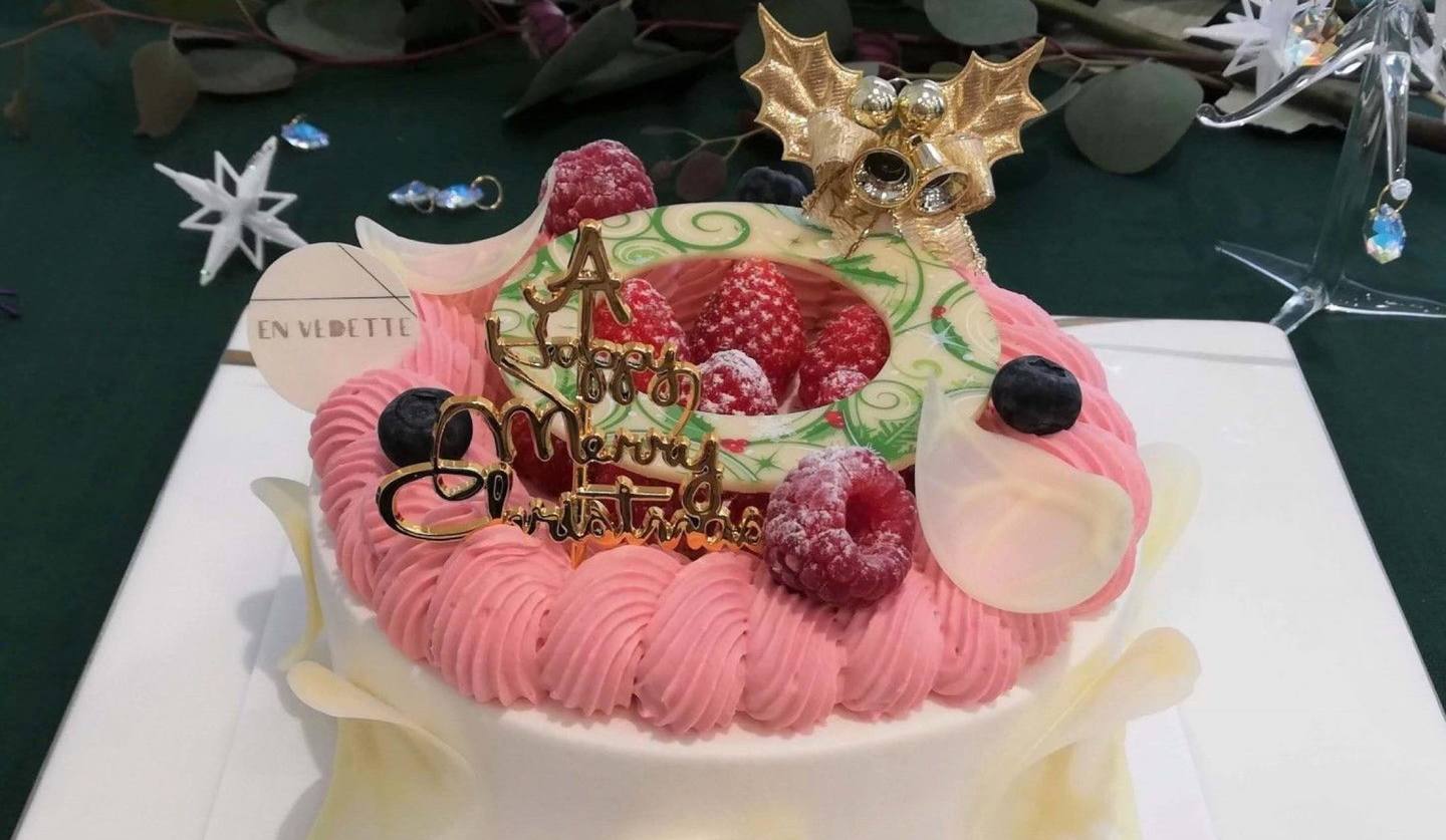 ピンクのショートケーキ「アギシャン」