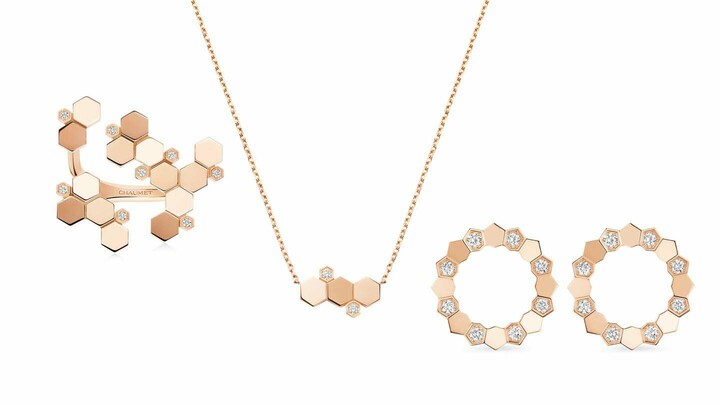 ショーメ『ビー ドゥ ショーメ』の指輪、ネックレス、イヤリング