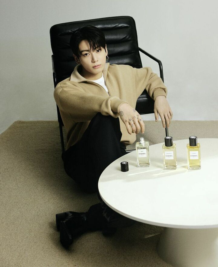 「シャネル」フレグランス＆ビューティ グローバル アンバサダーを務める、BTSのジョングク（JUNG KOOK）さんとフレグランス『1957』