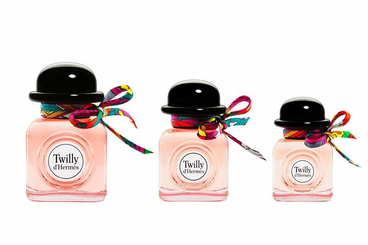 ©Quentin Bertoux「ツイリー ドゥ エルメス」オードパルファム ナチュラルスプレー 左から／[85mL]17,500円、[50mL]￥12,500円、[30mL]￥8,500（すべて税抜）