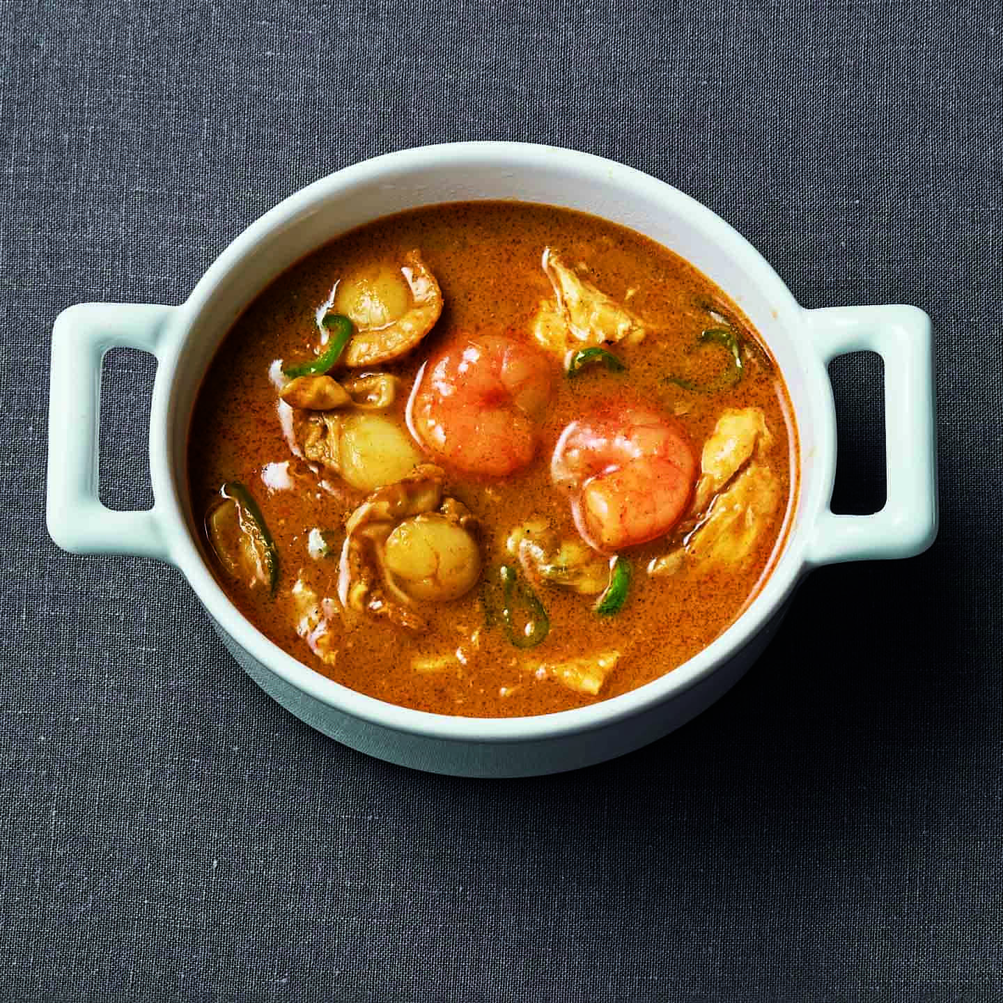 日本人好みのマイルドな味付けのシーフードカレー