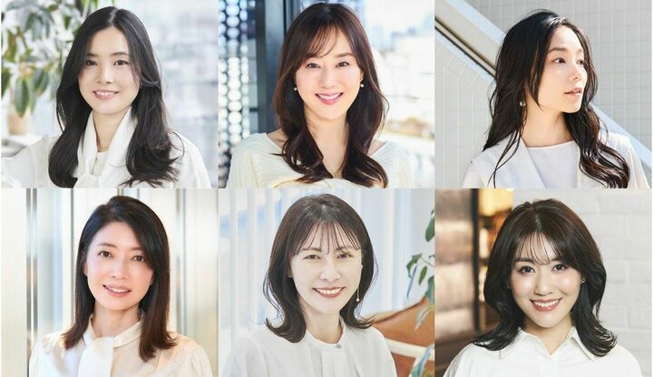 オフィスカジュアルで下ろす髪型