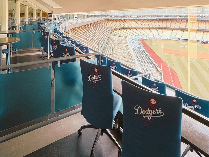 ドジャースタジアムのクラブボックス
