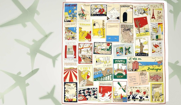 エルメスの新作スカーフ『お気に入りの場所』は、新たな冒険へと誘う一枚！