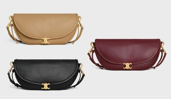 コンパクトな３WAY！セリーヌより新作バッグ「リトル ハーフムーン ソフト トリオンフ」がローンチ