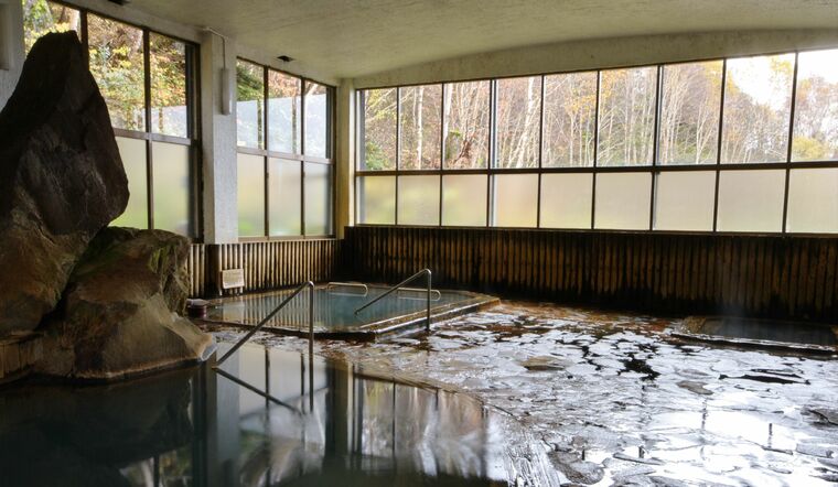 「湯元 湧駒荘」の「ユコマンの湯」