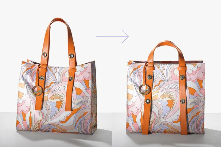 バッグ［縦32.5×横36×マチ15.5㎝］￥86,000（エミリオ・プッチ ジャパン）