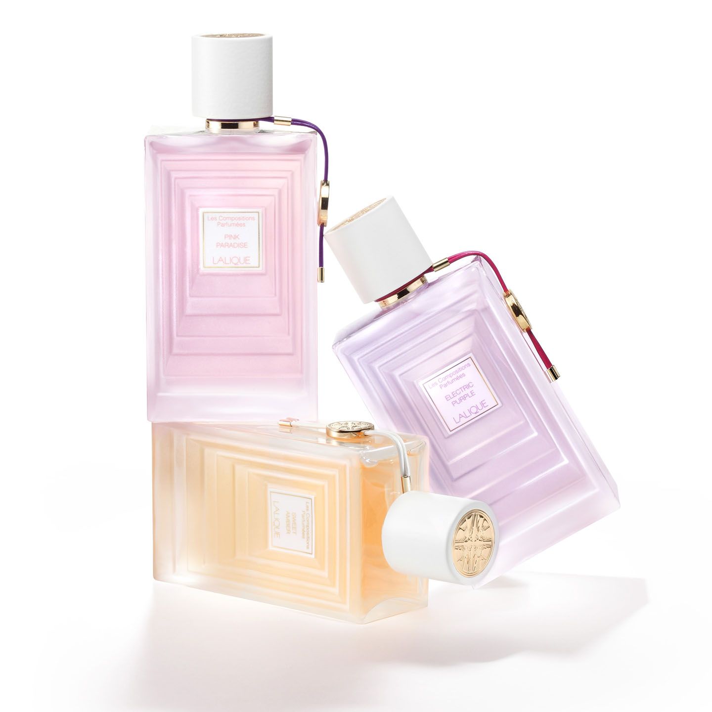 レ コンポジション パフュメ「ピンク パラダイス」「エレクトリック パープル」「スウィート アンバー」各¥35,640(税込)