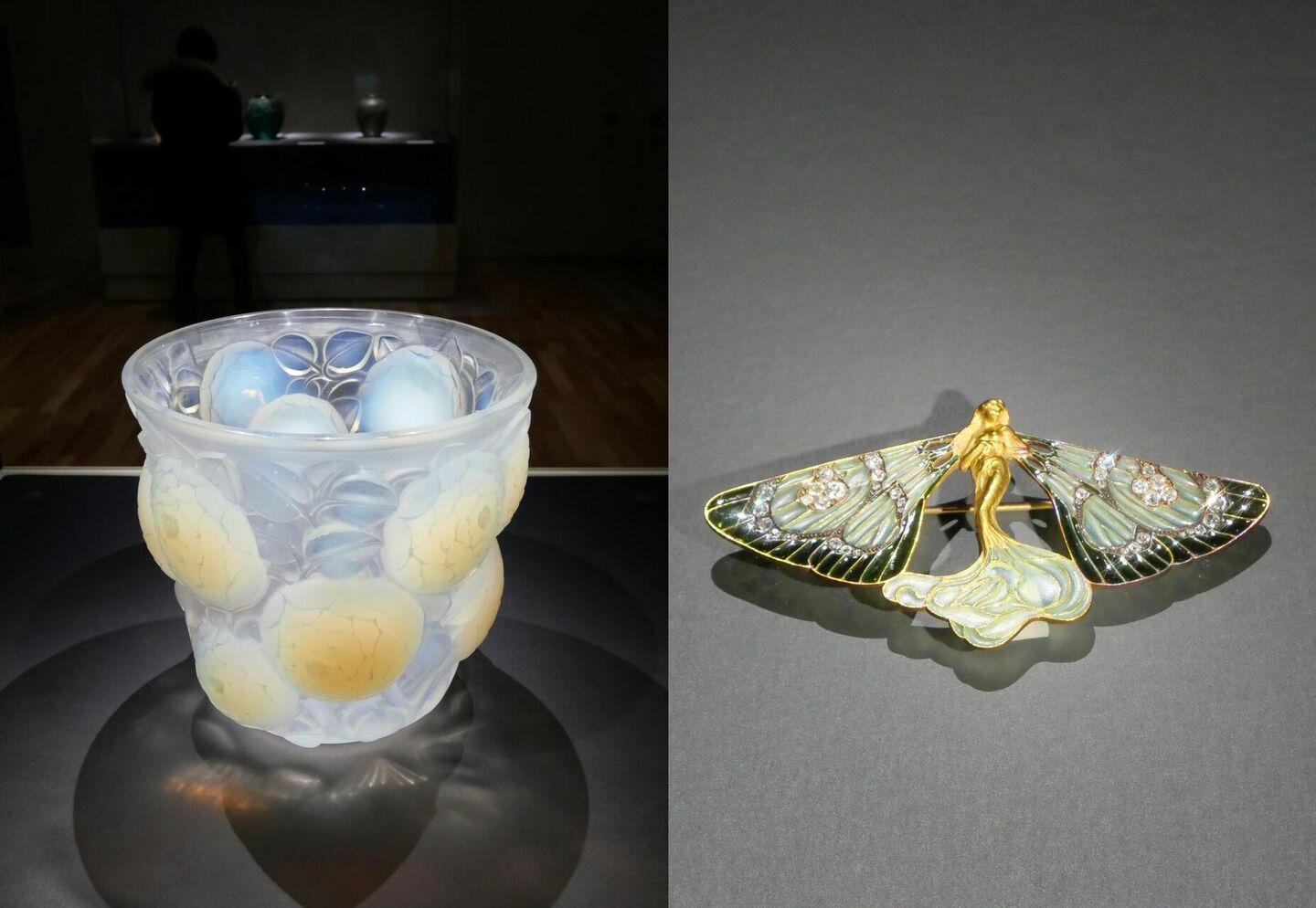 「ルネ・ラリック展」展示風景