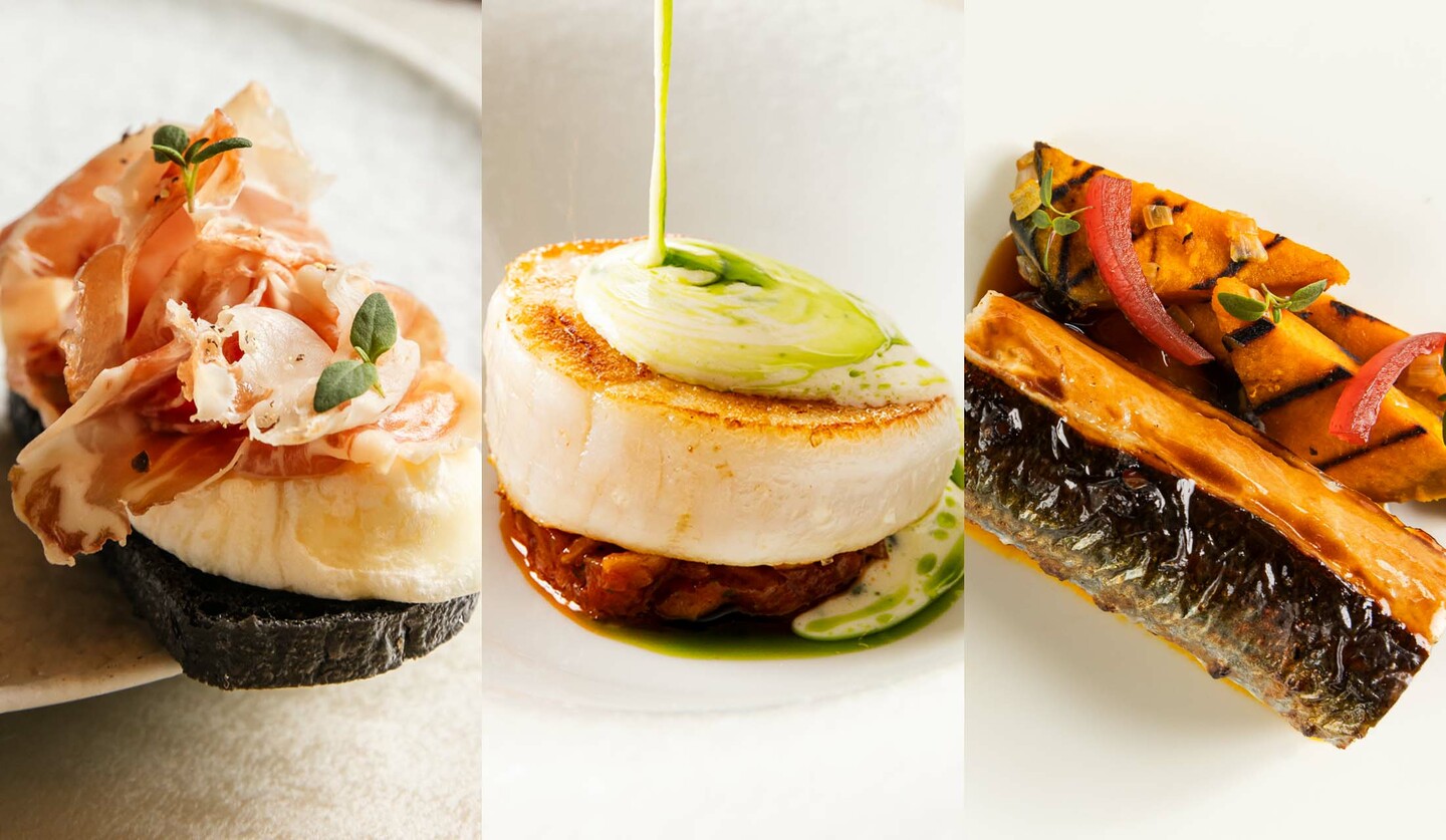 アルマーニ / リストランテ「47 Roots」OMAKASE IWATEで提供される料理3種
