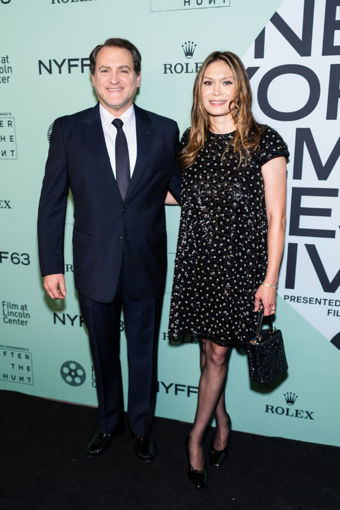 2025年9月26日、第63回ニューヨーク映画祭での『アフター・ザ・ハント』レッドカーペットイベント。右は妻のマイ・リン・スタールバーグ。 