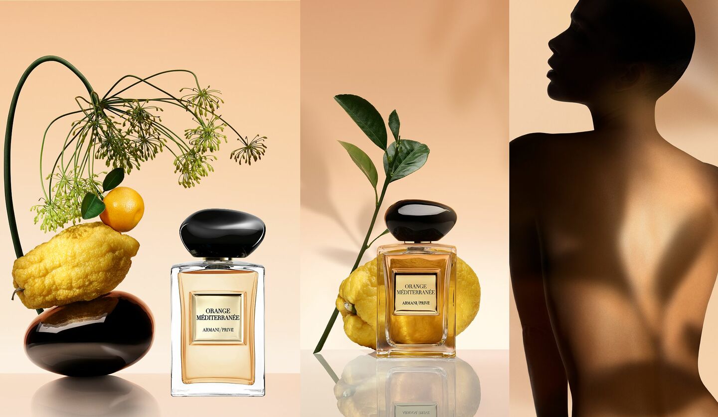 アルマーニ氏が親友に贈るため誕生したフレグランスのプライベートコレクション『アルマーニ プリヴェ』の新作『アルマーニ プリヴェ オランジュ メディテラネ』の画像