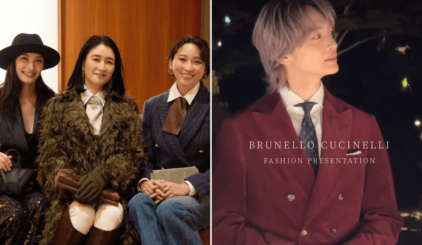 小雪、杏、大政絢、玉森裕太、Kis-My-Ft2、キスマイ、ブルネロ クチネリ