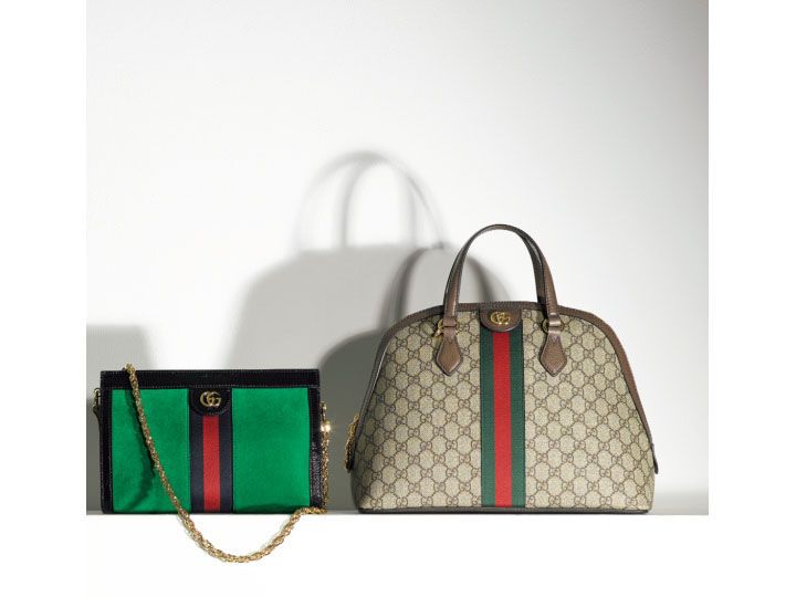 左から／バッグ『オフィディア』￥217,000・バッグ『オフィディア』￥220,000（グッチ ジャパン）　[Precious2018年6月号192ページ] 　