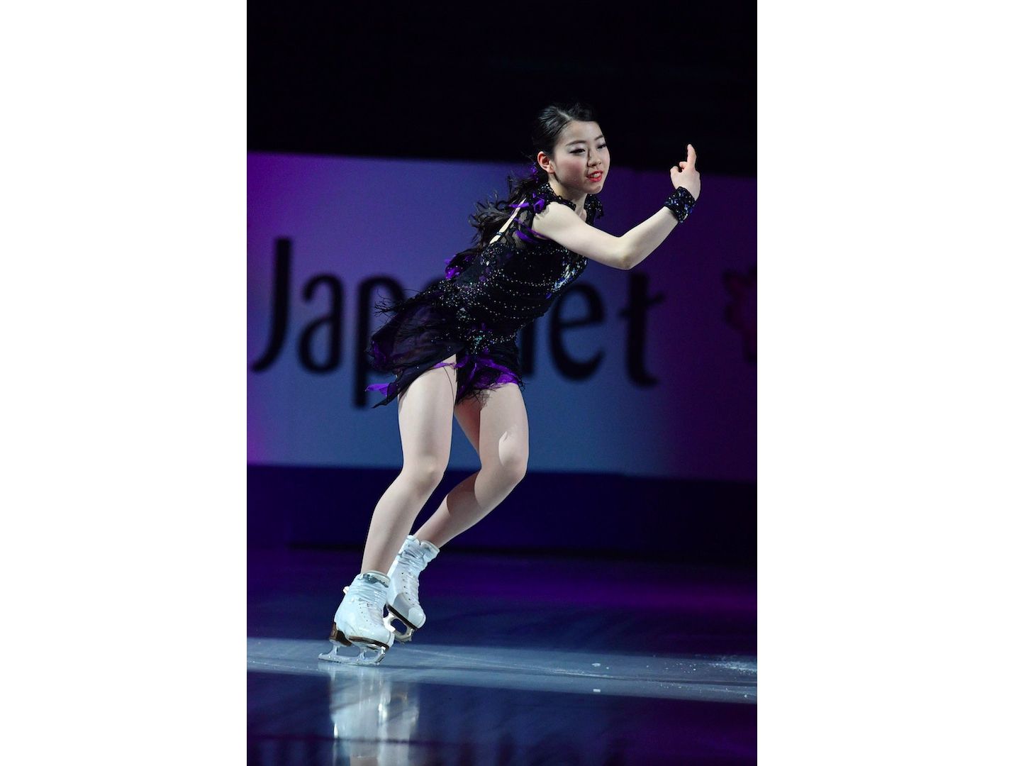 演技中の紀平梨花選手