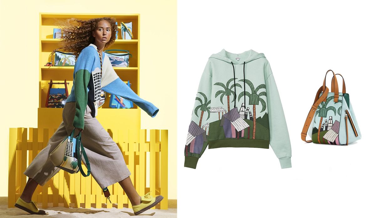 ロエベ LOEWE ショルダーバッグ レディース ゲート ブルー