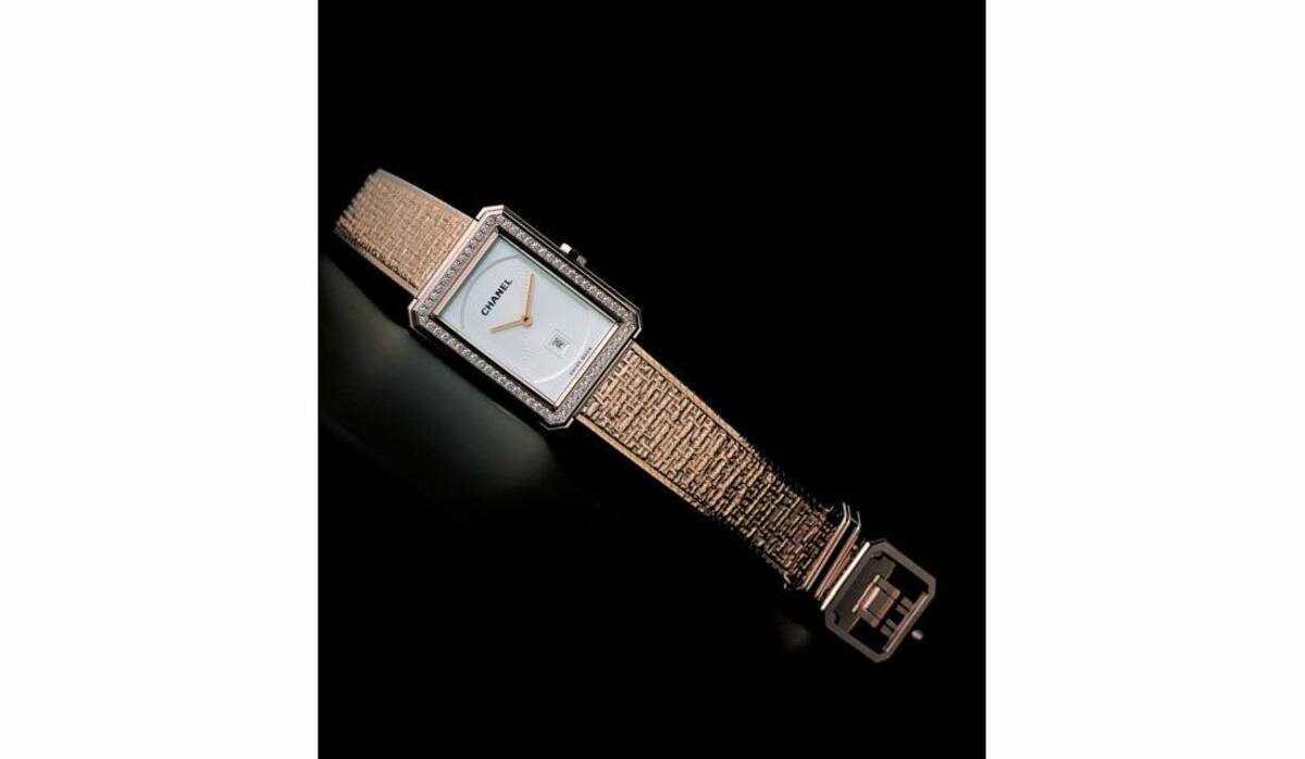 【美品】CHANEL シャネル ボーイフレンド ツイード 時計 スモール img_d0432aa6a8217f4bb7a9c1825d