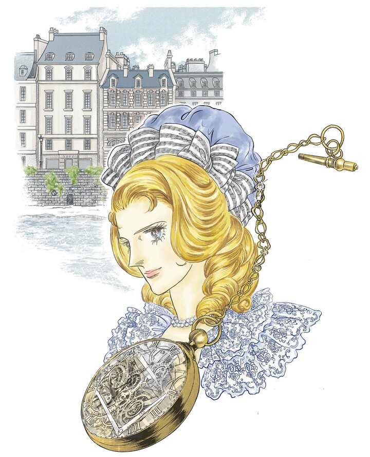 池田理代子氏原作の『ベルサイユのばら』のイラスト