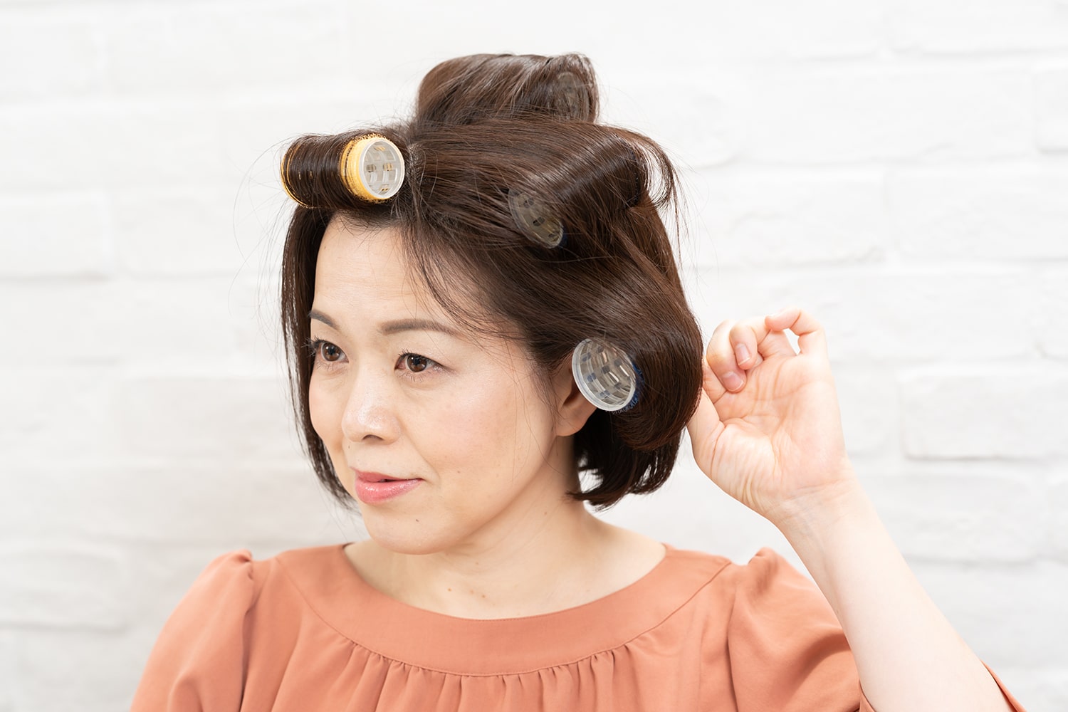 逆サイドも同様に。その後5分くらいキープして取り外せば完成。