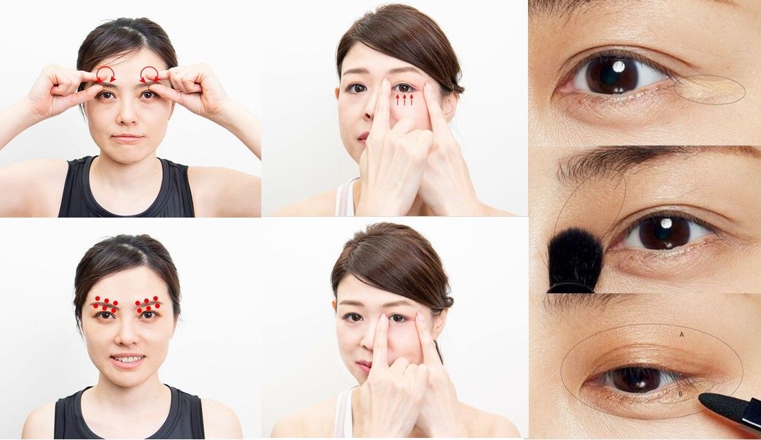 目元マッサージ 二重をよりぱっちりとした印象に…目元に「11の方法」マッサージ