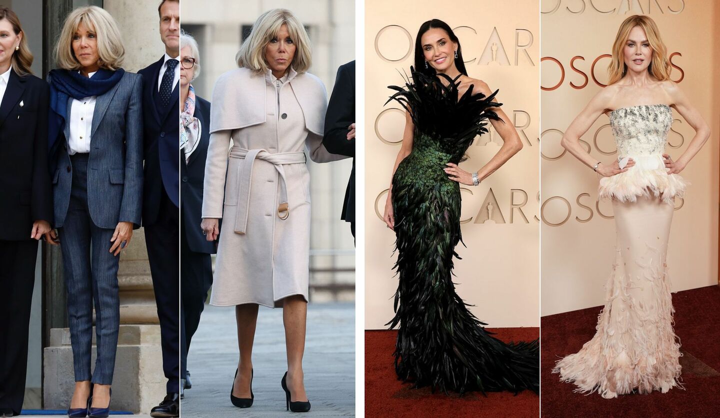 ブリジット・マクロン、デミ・ムーア、ニコール・キッドマン