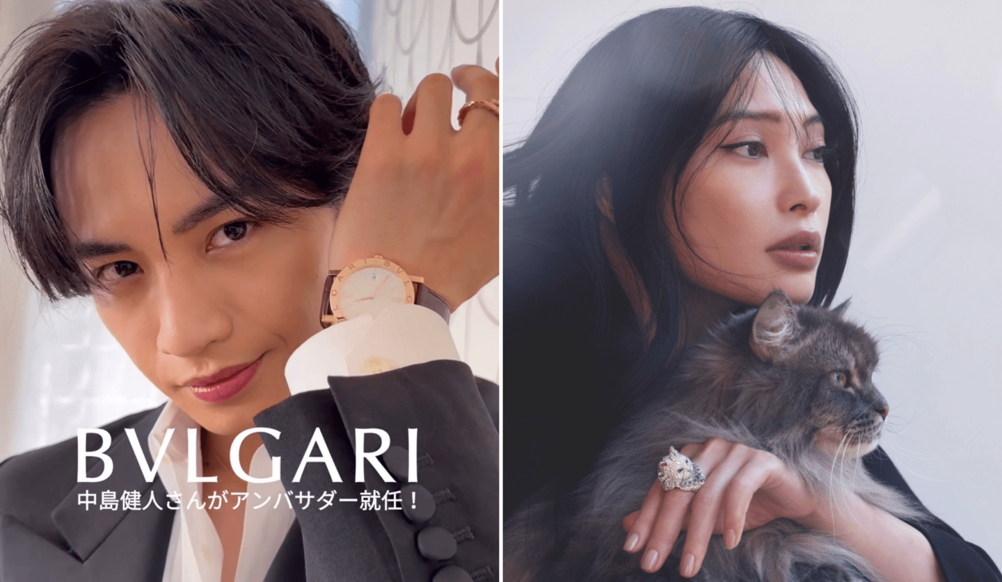 中島健人、ケンティー、ブルガリ、大政絢、猫、ネコ、ウラジミール、ブシュロン