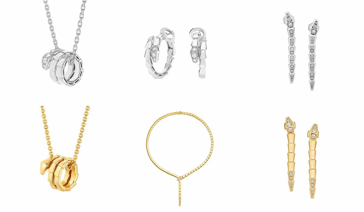 BVLGARI セルペンティ★3点 ネックレス ピアス 超高級ノベルティ 美品 ブルガリを象徴する「セルペンティ ヴァイパー」コレクションより最新