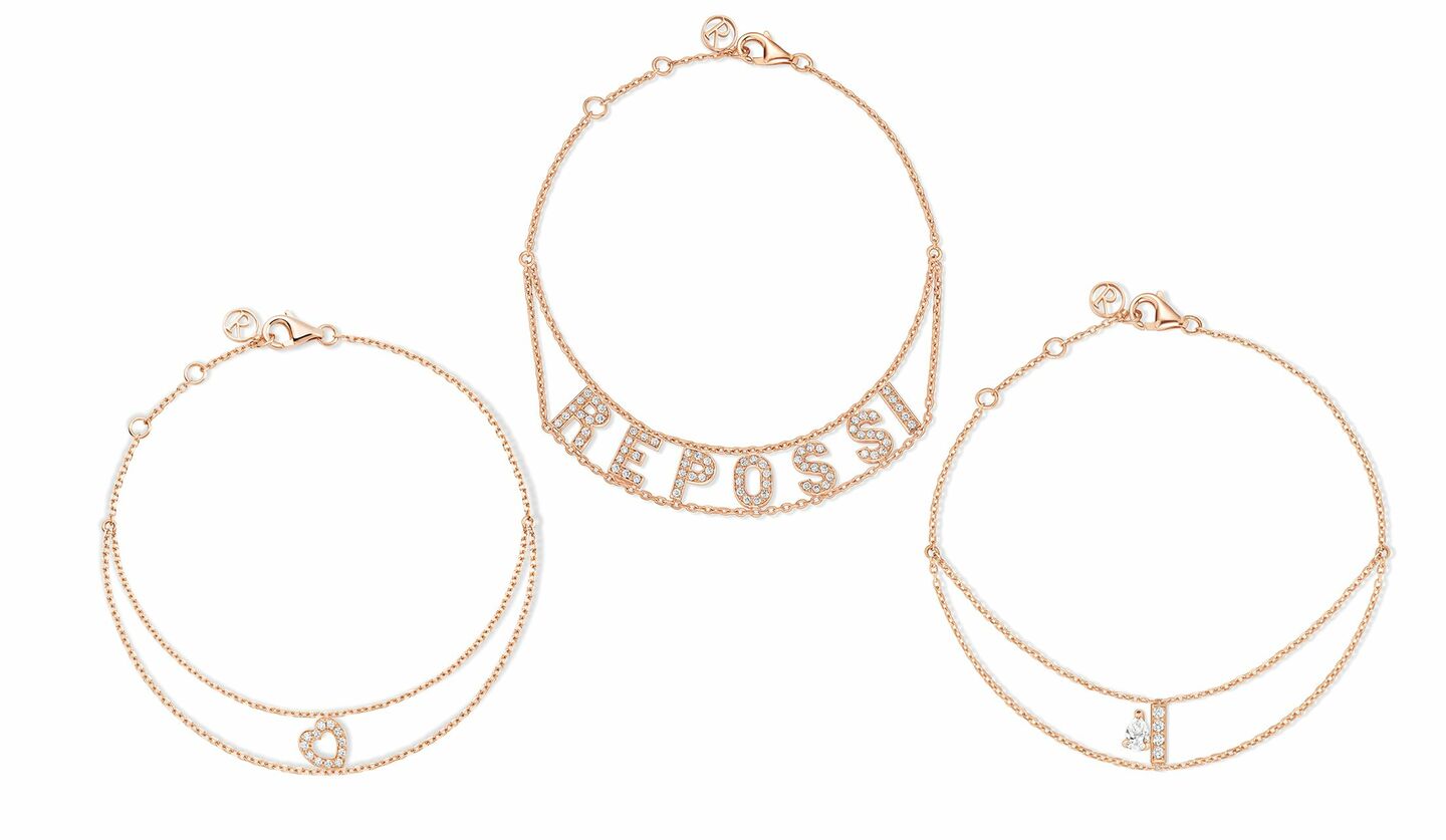 レポシのレターズブレスレット3点