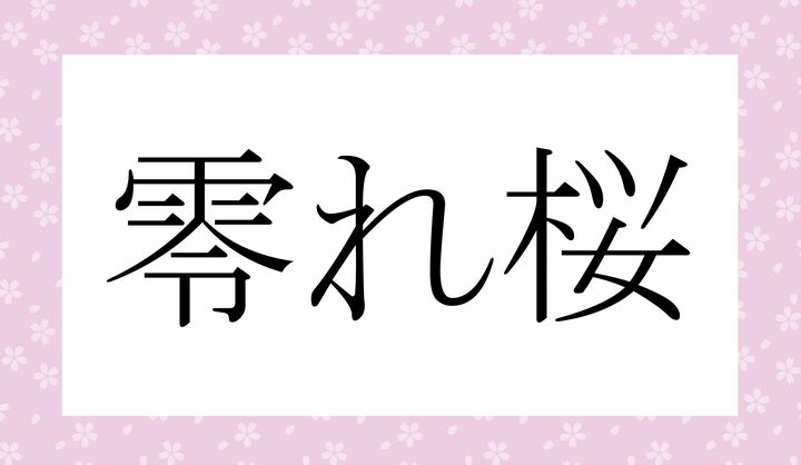 「○○れ○○○」。