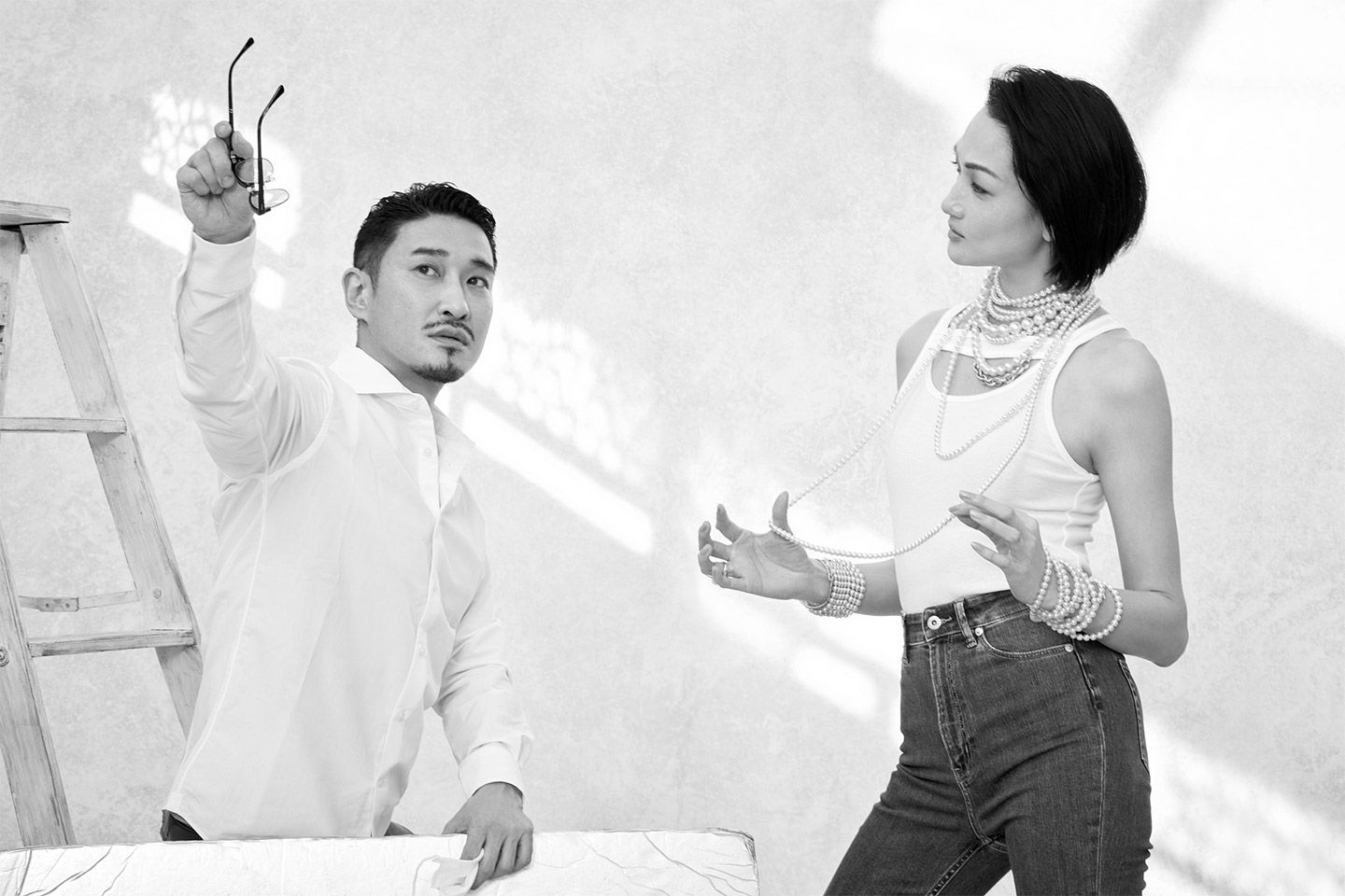 ミキモトの「My Pearls, My Style」より、冨永愛さんの撮り下ろしビジュアル