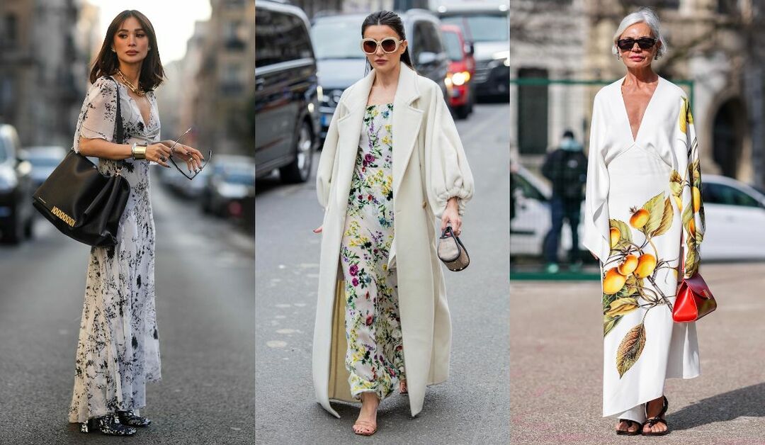 大人の柄ワンピ】才色兼備のアラ還インフルエンサー、グレース・ガネム  