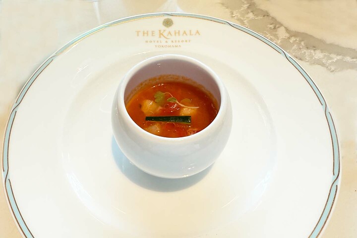 ザ・カハラ・ホテル&リゾート 横浜の「The KAHALA Afternoon Tea メロン」