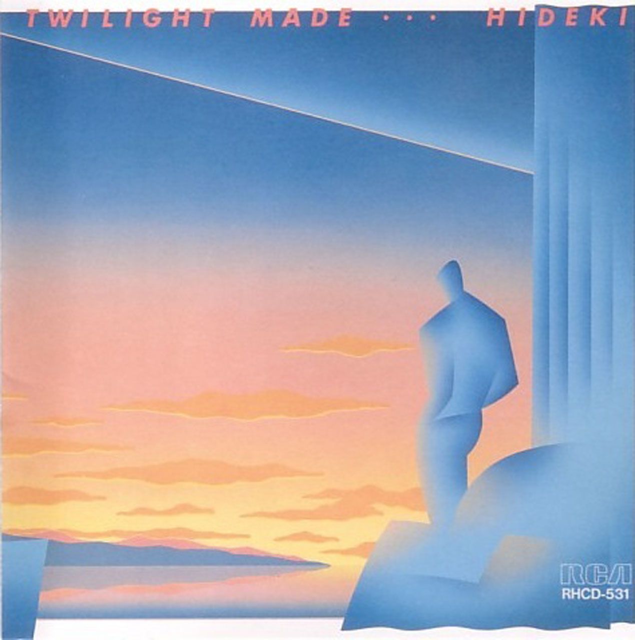1985年リリースの西城秀樹のアルバム『TWILIGHT MADE・・・HIDEKI』。吉田美奈子&角松敏生が手がけた曲は10曲中4曲。吉田はこのアルバムの後も西城に楽曲提供している。(ソニー・ミュージック ダイレクト)