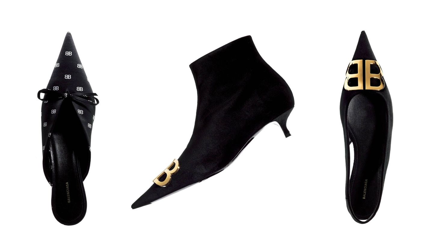 大人好みのモードな「ブラック靴」が新鮮！バレンシアガのパンプス 