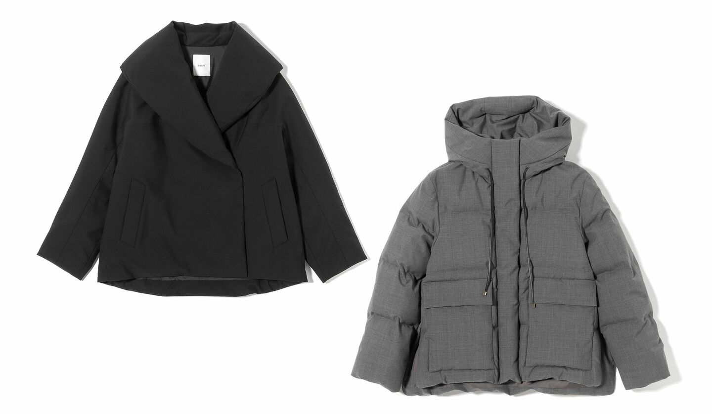 「エブール」のダウンウエア