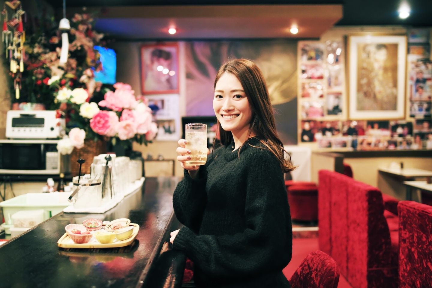 「お酒は好きですが、飲むとすぐ赤くなるんです」と森上さん